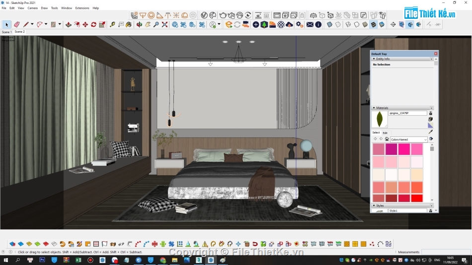 sketchup nội thất,Model nội thất,sketchup nội thất bếp,Model sketchup nội thất,Model nội thất sketchup,nội thất khách bếp