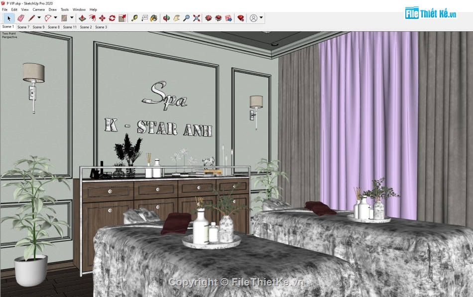 file Spa,sketchup Spa Nail,sketchup spa,su spa