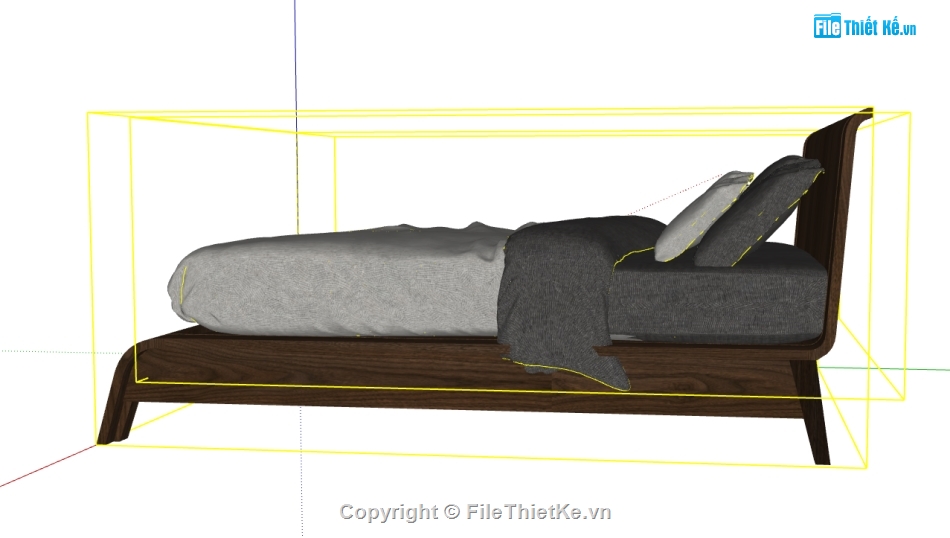 mẫu giường ngủ,sketchup Phòng ngủ,Model phòng ngủ,Model giường ngủ