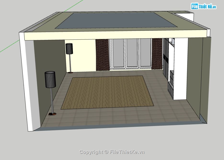 mẫu tủ quần áo,quần áo sketchup,sketchup tủ quần áo