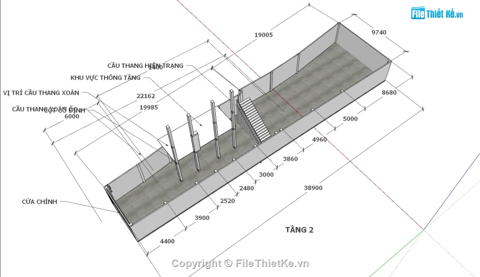 sketchup nhà hàng,su nhà hàng,nhà hàng