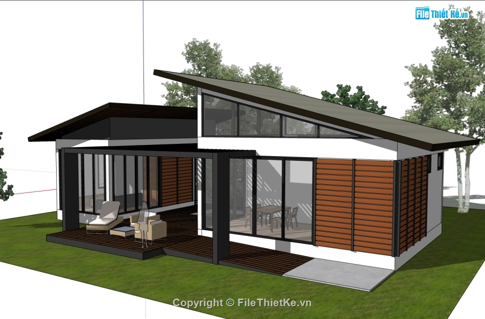 nhà nghỉ dưỡng,sketchup nhà nghỉ dưỡng,model su nhà nghỉ dưỡng,file su nhà nghỉ dưỡng