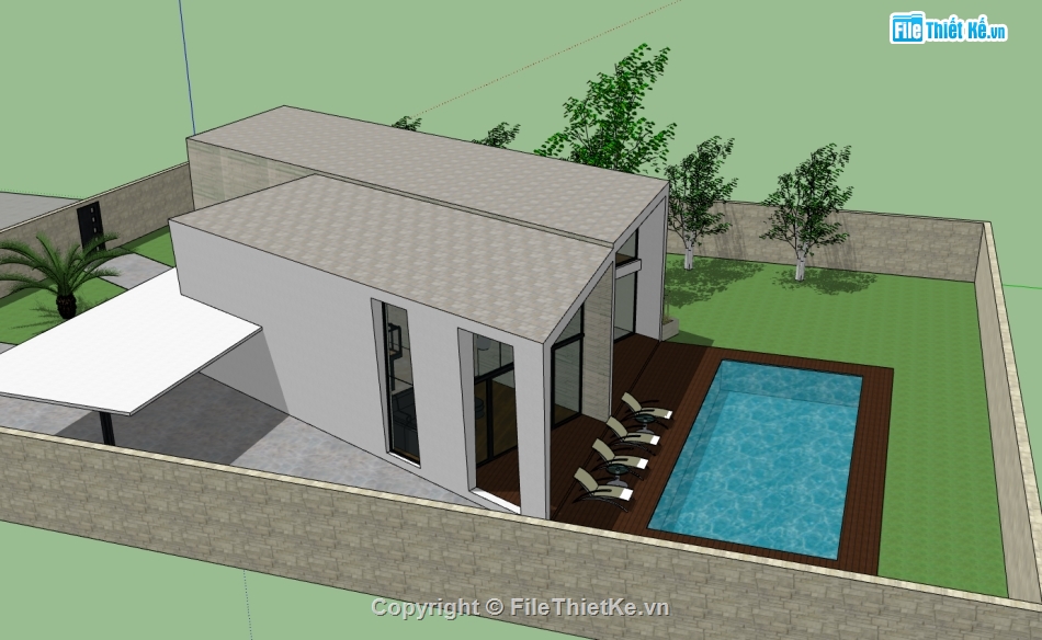 3d sketchup nhà nghỉ dưỡng,model sketchup nhà nghỉ dưỡng,sketchup nhà nghỉ dưỡng,file sketchup nhà nghỉ dưỡng