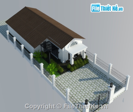 biệt thự đẹp,biệt thự nhà vườn,su biệt thự 1 tầng