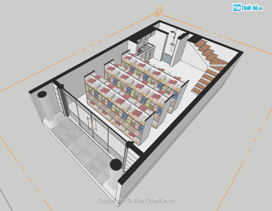 nhà phố sketchup,Model sketchup nhà phố,su nhà phố,sketchup nhà phố 2 tầng,su nhà phố 2 tầng