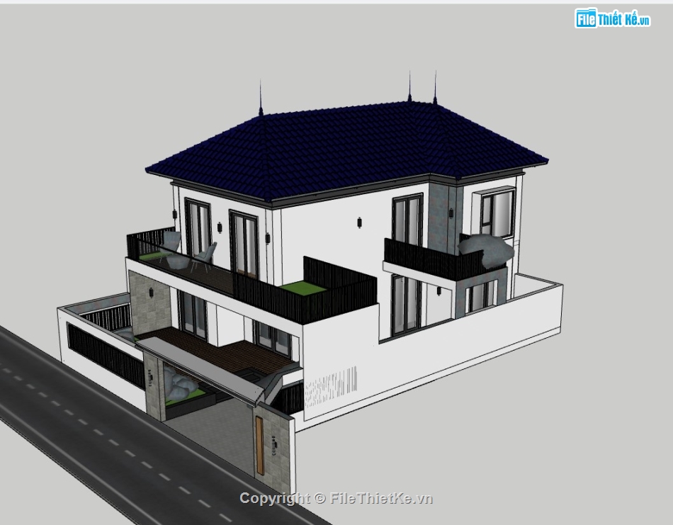 su nhà phố,sketchup nhà phố,su nhà phố 2 tầng,sketchup nhà phố 2 tầng,nhà phố 2 tầng