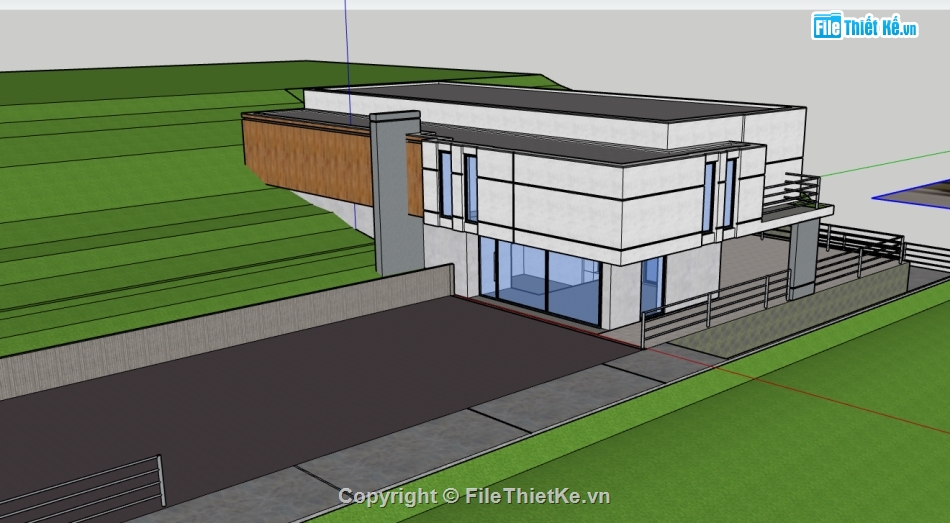 File sketchup nhà 2 tầng,model sketchup nhà 2 tầng,sketchup nhà 2 tầng,sketchup nhà phố 2 tầng