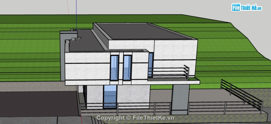 File sketchup nhà 2 tầng,model sketchup nhà 2 tầng,sketchup nhà 2 tầng,sketchup nhà phố 2 tầng