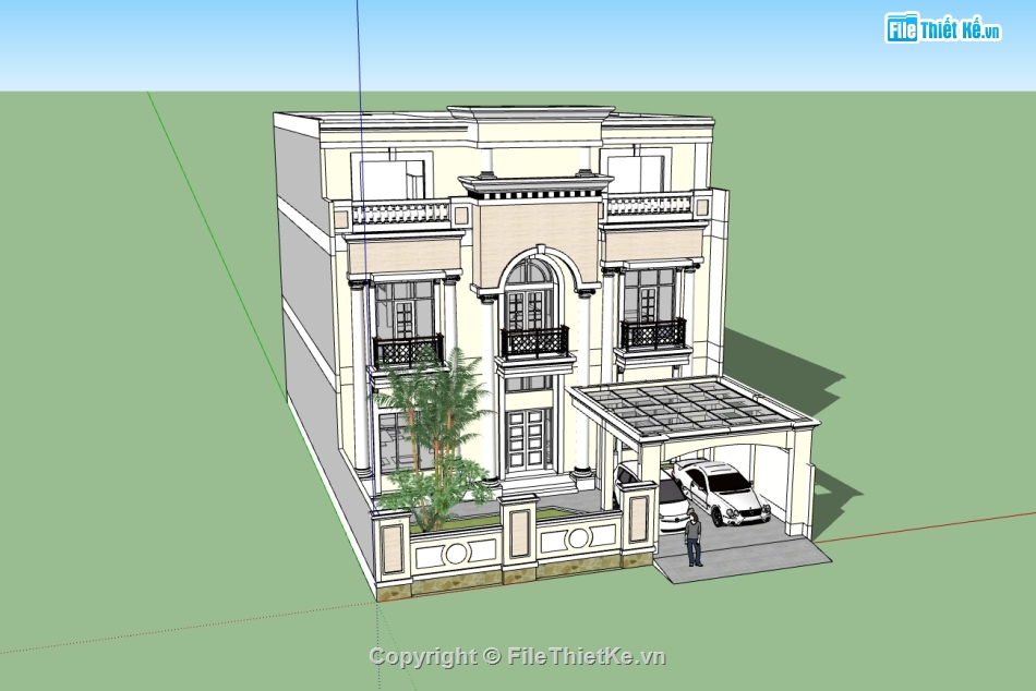nhà phố 3 tầng,nhà phố hiện đại,su nhà phố 3 tầng,nhà phố 3 tầng sketchup