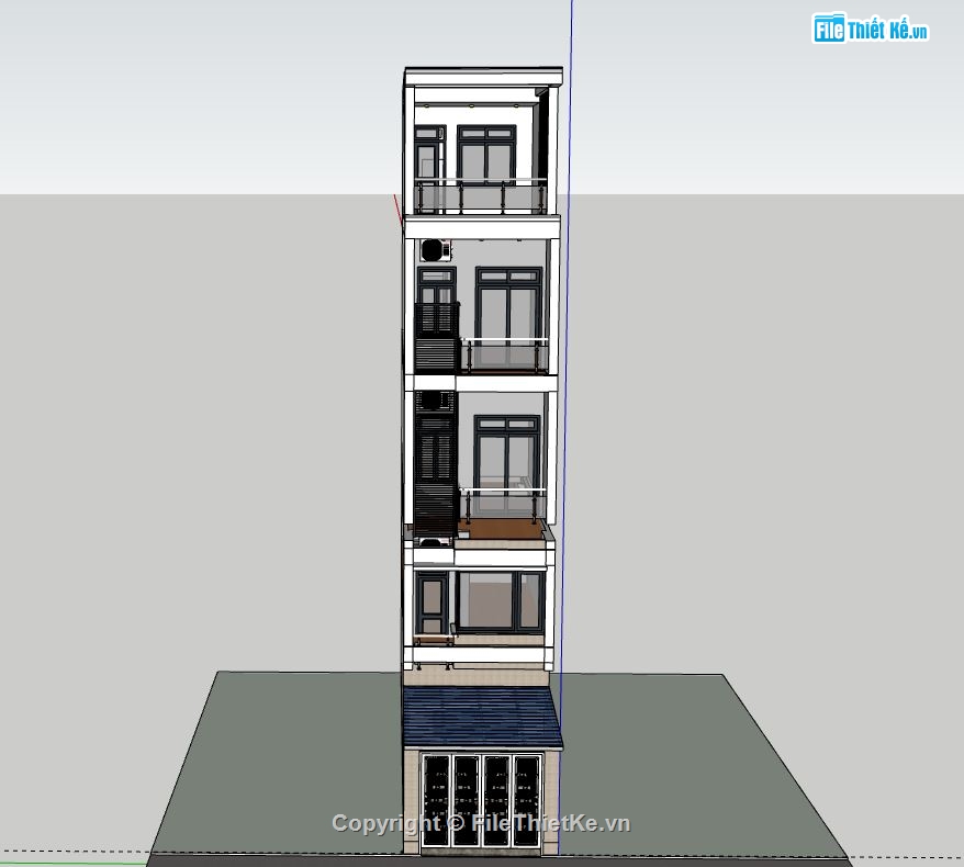 nhà phố 5 tầng,model sketchup nhà phố 5 tầng,nhà phố 5 tầng file sketchup,file sketchup nhà phố 5 tầng,nhà phố 5 tầng file su
