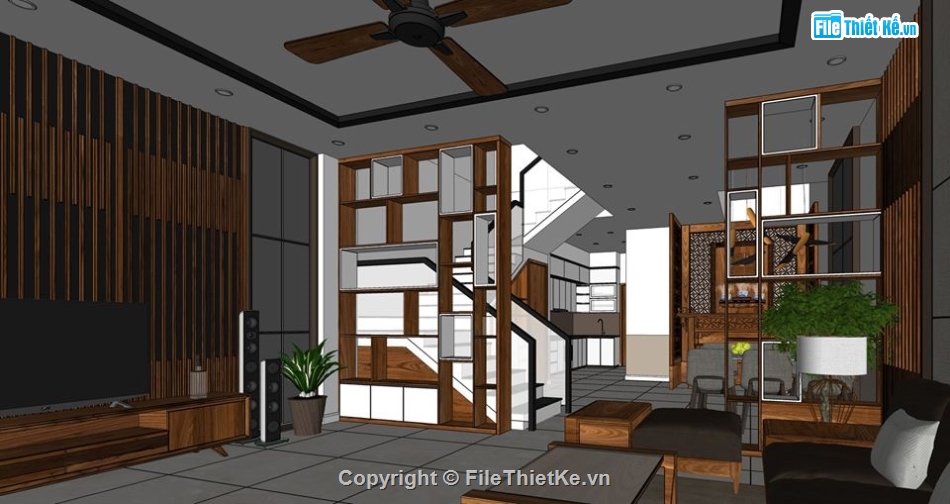 sketchup nội thất,sketchup nội thất căn hộ,sketchup nội thất nhà bếp,sketchup nội thất bếp,Model nội thất nhà