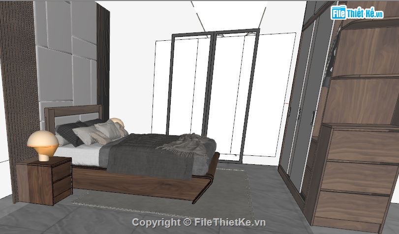 model phòng ngủ sketchup,sketchup nội thất phòng ngủ,nội thất phòng ngủ sketchup,phòng ngủ file sketchup,nội thất phòng ngủ model su