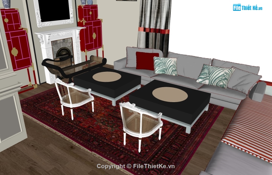 su nội thất,sketchup nội thất,sketchup nội thất phòng khách,nội thất phòng khách,.