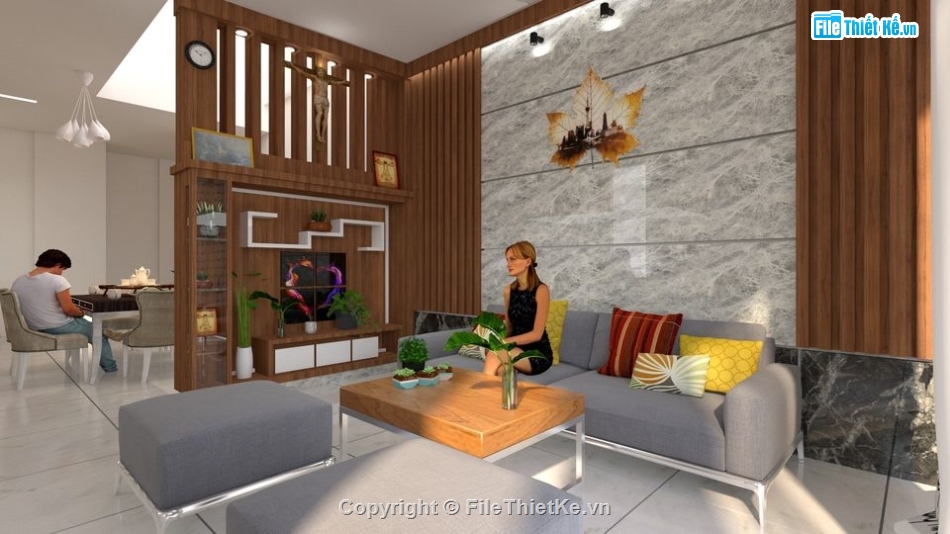 nội thất phòng khách,su nội thất đẹp,phòng khách hiện đại,Model nội thất,file su nội thất