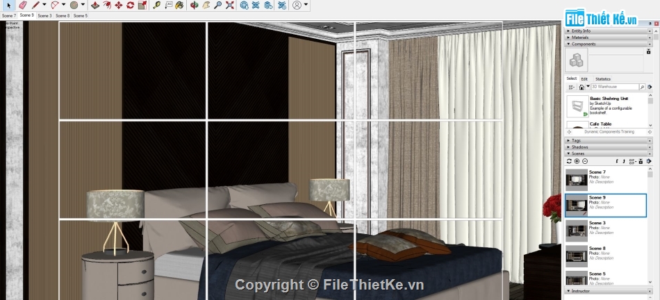 nội thất phòng ngủ file su,File 3dsu phòng ngủ,sketchup nội thất phòng ngủ,File nội thất SU phòng ngủ,File sketchup nội thất phòng ngủ,Sketchup phòng ngủ