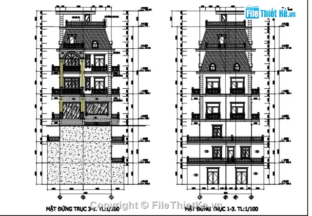 biệt thự 3 tầng,biệt thự 2 tầng,Phối cảnh biệt thự,bản vẽ biệt thự tân cổ điển chi tiết,phối cảnh biệt thự cổ điển,phối cảnh biệt thự lâu đài