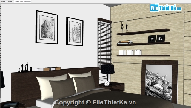 Nội thất,Sketchup nội thất,Su nội thất,Model SU nội thất,Sketchup mẫu nội thất