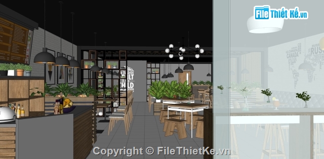 quá trà sữa 3d,Quán trà sữa,Model quán cafe,3dmax quán trà sữa cafe,nội thất quán trà sữa