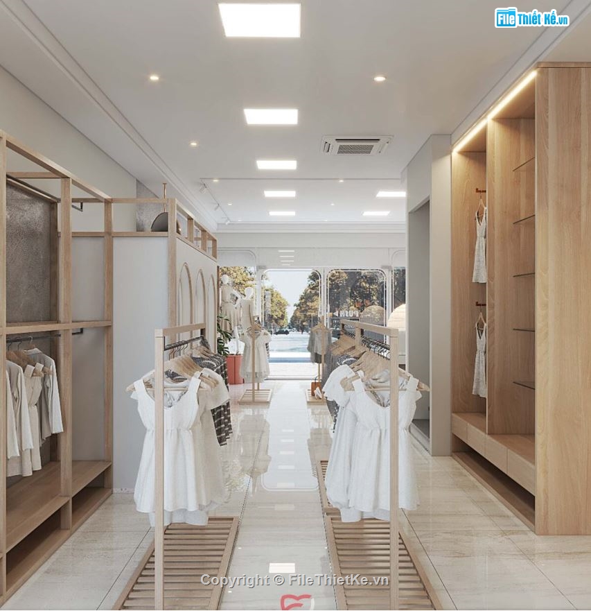 shop thời trang sketchup,file sketchup shop thời trang,shop thời trang,Model su shop thời trang