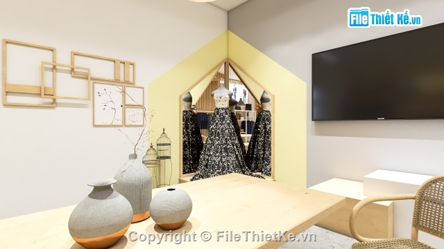 Cửa hàng thời trang,shop thời trang,showroom bán hàng,Nội thất cửa hàng thời trang