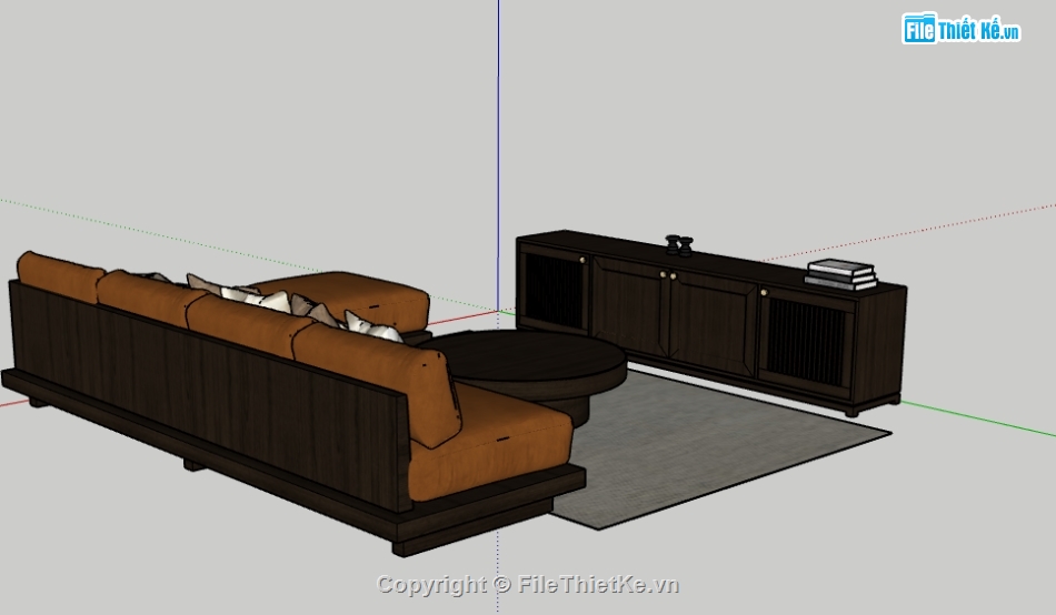 sketchup phòng khách,Model sketchup phòng khách,file sketchup sofa,sketchup sofa,sofa phòng khách