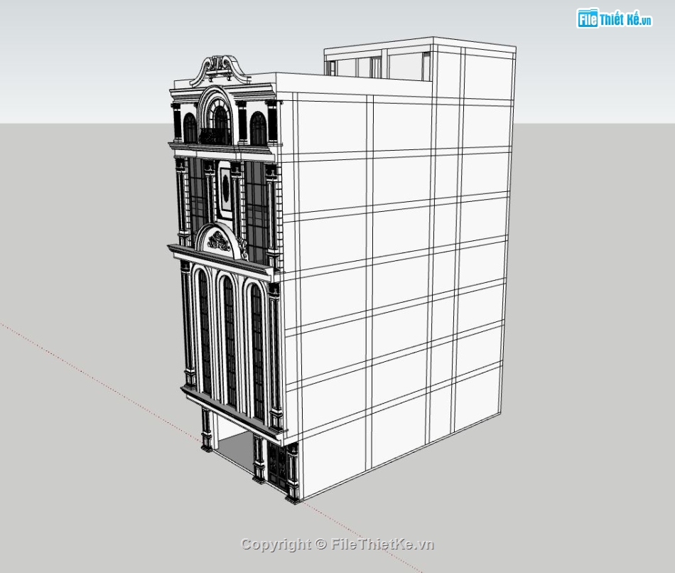 thiết kế văn phòng,văn phòng sketchup,mẫu sketchup văn phòng làm việc