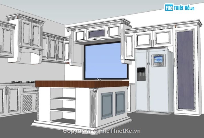 tủ bếp,sketchup tủ bếp,tủ,thư viện tủ đồ