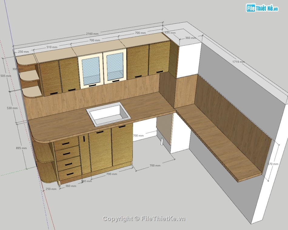 tủ bếp,sketchup tủ bếp,tủ,thư viện tủ đồ