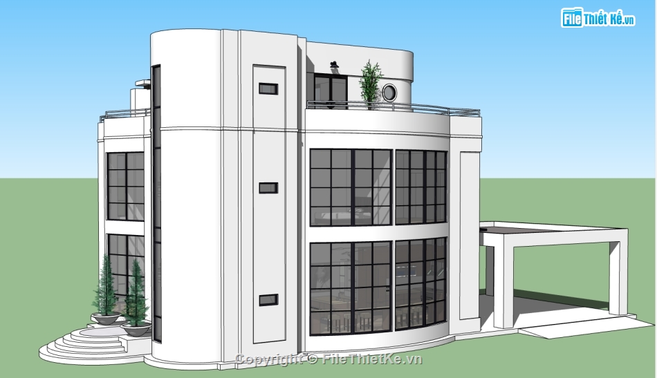 nhà văn phòng,tòa nhà văn phòng,file su tòa nhà văn phòng,3d tòa nhà văn phòng,model su tòa nhà văn phòng