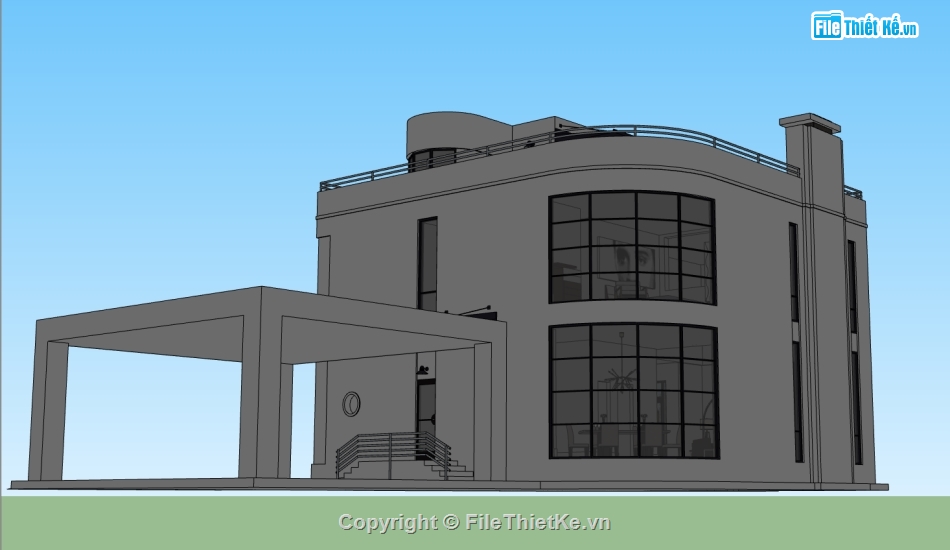 nhà văn phòng,tòa nhà văn phòng,file su tòa nhà văn phòng,3d tòa nhà văn phòng,model su tòa nhà văn phòng