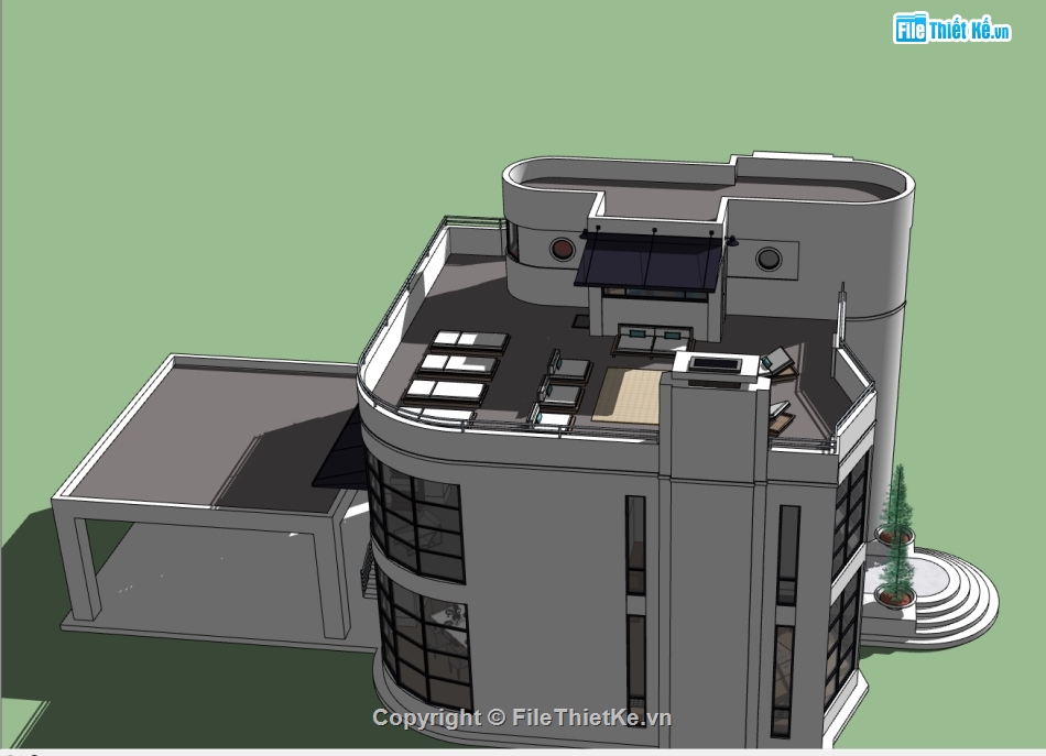 nhà văn phòng,tòa nhà văn phòng,file su tòa nhà văn phòng,3d tòa nhà văn phòng,model su tòa nhà văn phòng