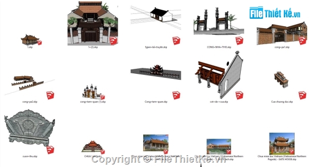 Nhà cổ,tổng hợp các mẫu,Sketchup,Sketchup Nhà cổ