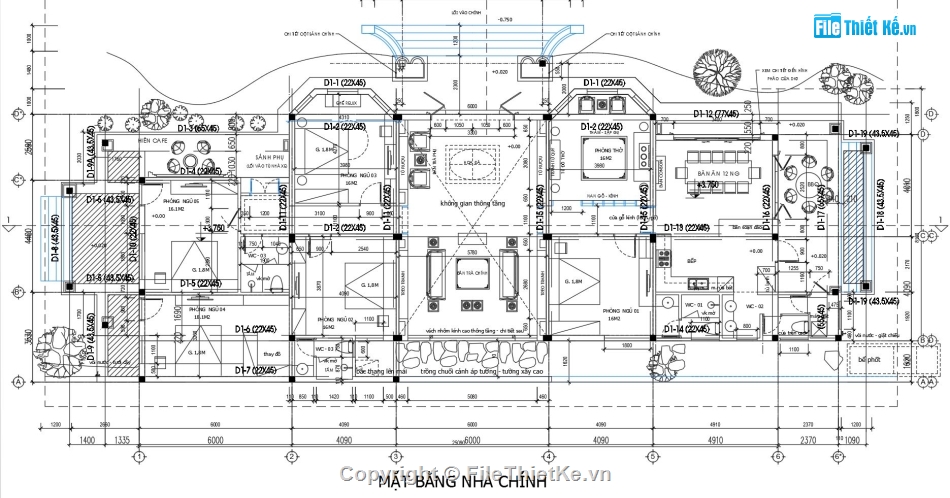 biệt thự nhà vườn dựng file su,file cad thiết kế biệt thự 20x100m,Bản vẽ autocad biệt thự vườn đẹp,biệt thự vườn đẹp dựng model su