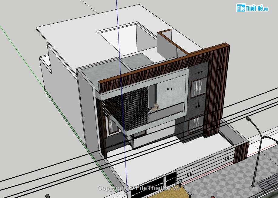 Biệt thự 2 tầng,model su biệt thự 2 tầng,biệt thự 2 tầng file su