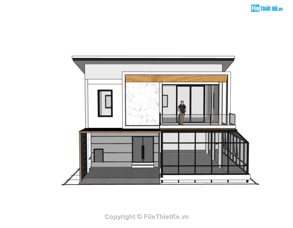 biệt thự 2 tầng,Model su biệt thự 2 tầng,biệt thự 2 tầng su,biệt thự  2 tầng su