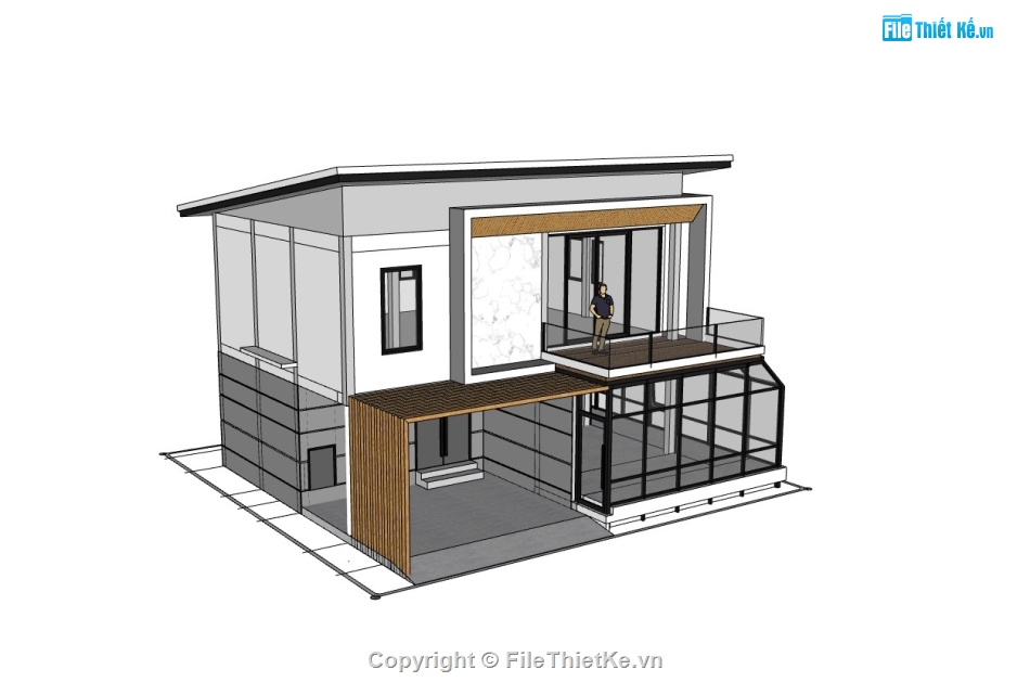 biệt thự 2 tầng,Model su biệt thự 2 tầng,biệt thự 2 tầng su,biệt thự  2 tầng su