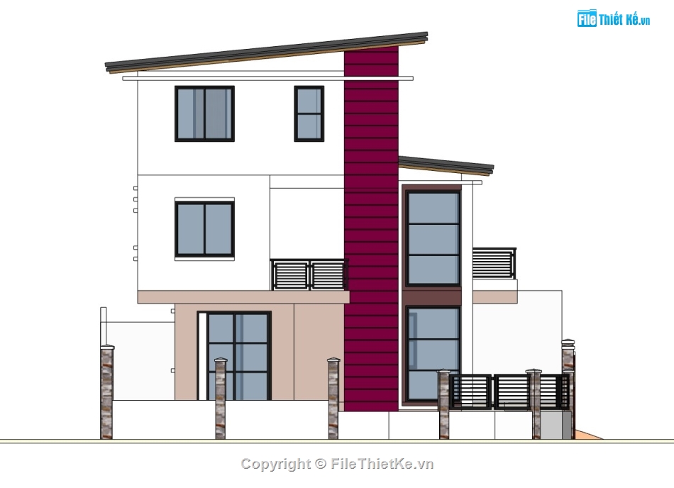 biệt thự 3 tầng,su biệt thự,sketchup biệt thự,su biệt thự 3 tầng,sketchup biệt thự 3 tầng