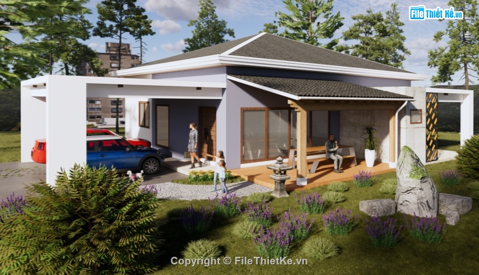 bungalow,su bungalow,sketchup bungalow