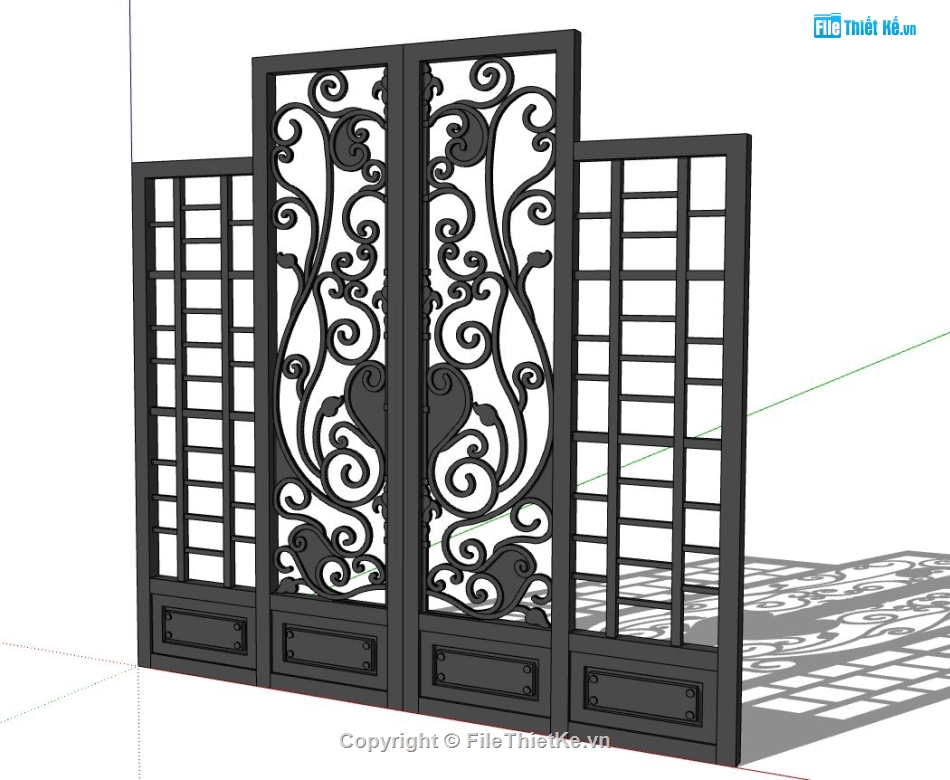 file cnc mẫu cửa,model su mẫu cửa,file sketchup mẫu cửa