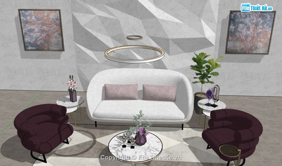 su mẫu phòng khách,file sketchup phòng khách,model sketchup phòng khách