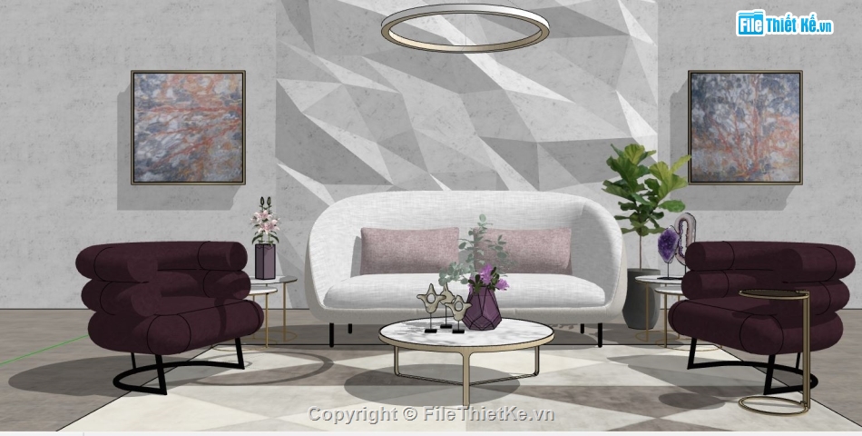 su mẫu phòng khách,file sketchup phòng khách,model sketchup phòng khách