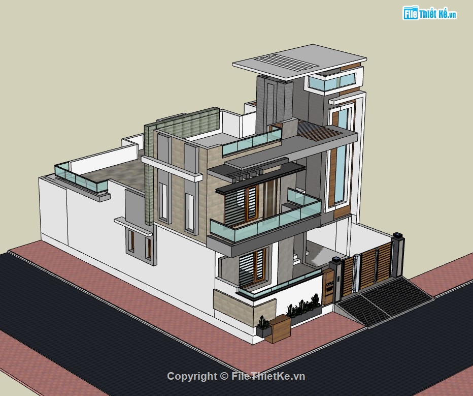 nhà phố 2 tầng,su nhà phố,sketchup nhà phố,su nhà phố 2 tầng,sketchup nhà phố 2 tầng