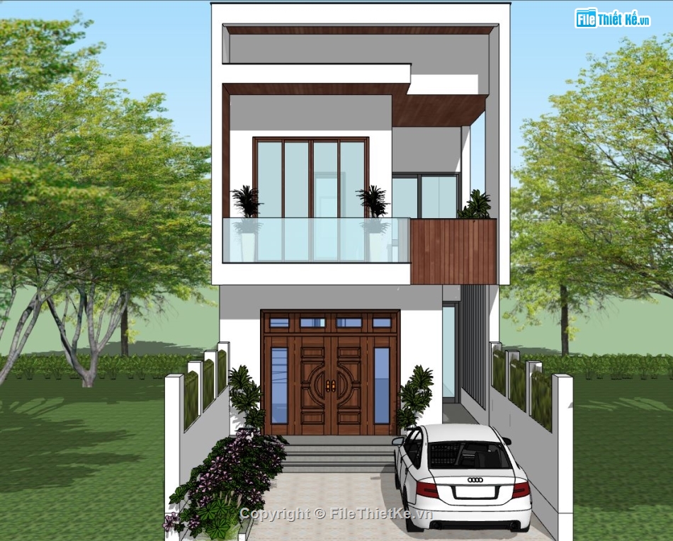 nhà phố 2 tầng,Su nhà phố 2 tầng,mẫu nhà phố hiện đại