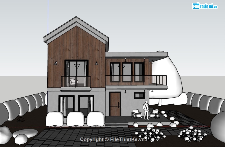 su nhà phố,sketchup nhà phố,sketchup nhà phố 2 tầng,su nhà phố 2 tầng,nhà phố 2 tầng