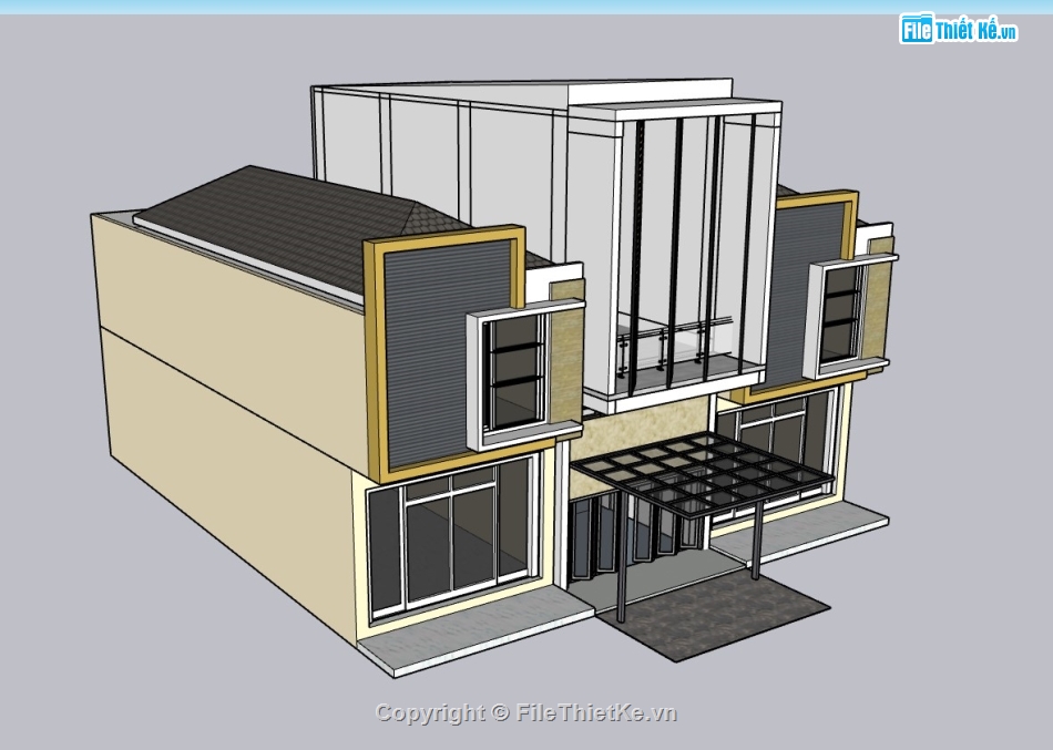 nhà phố 3 tầng,su nhà phố,sketchup nhà phố,su nhà phố 3 tầng,sketchup nhà phố 3 tầng