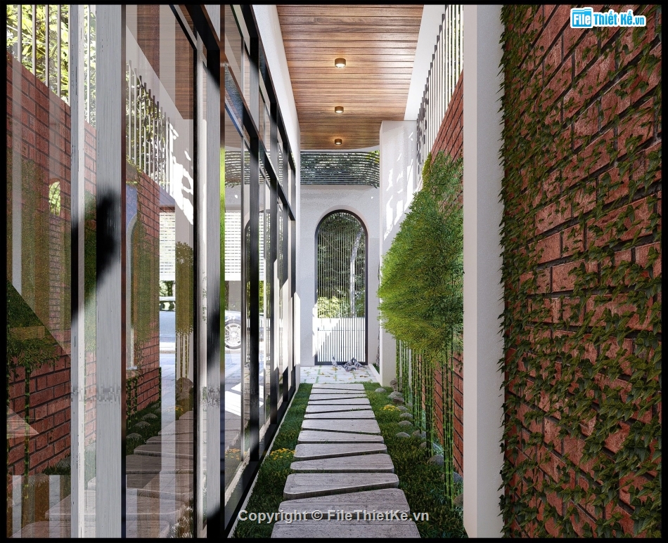 nhà phố 3 tầng,su nhà phố,sketchup nhà phố