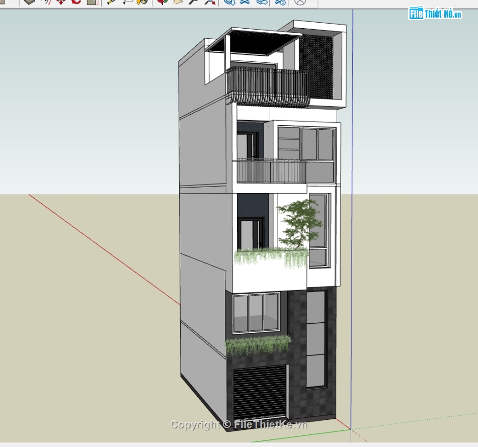 nhà phố 5 tầng file su,nhà phố  5 tầng file su,File su nhà phố  5 tầng,model su nhà phố  5 tầng