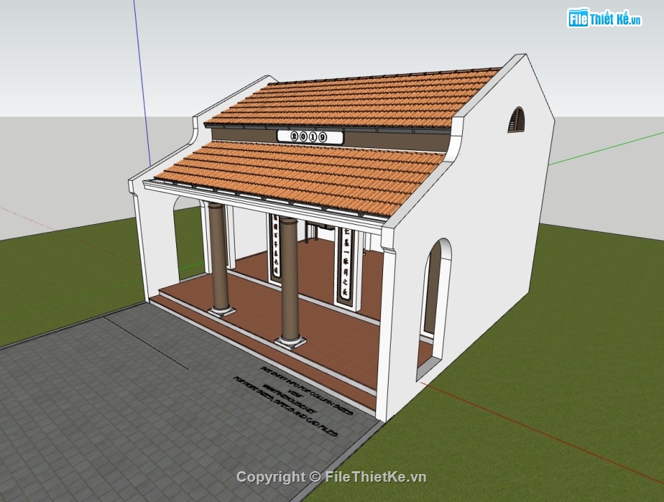 nhà thờ,su nhà thờ,nhà thờ sketchup