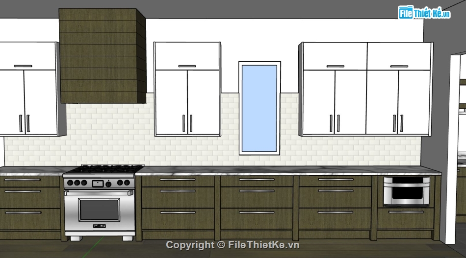 nội thất phòng bếp,Model su phòng bếp,Model nội thất su,model nội thất phòng bếp