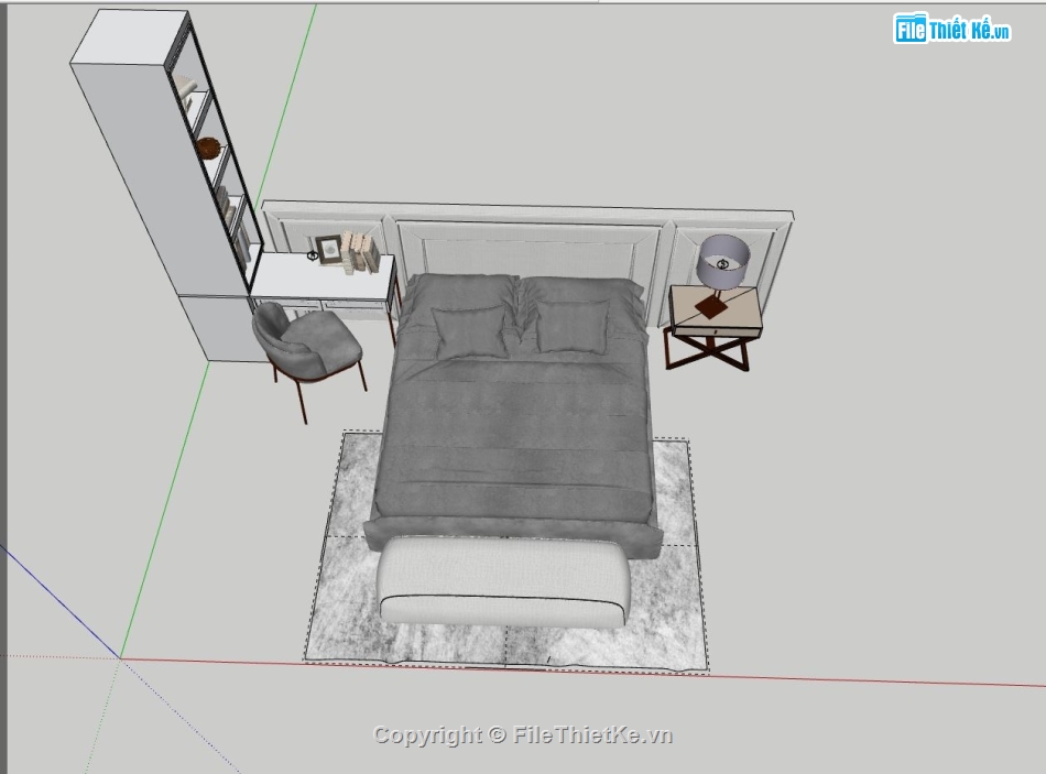 nội thất phòng ngủ,Model phòng ngủ,su phòng ngủ,file 3d su phòng ngủ
